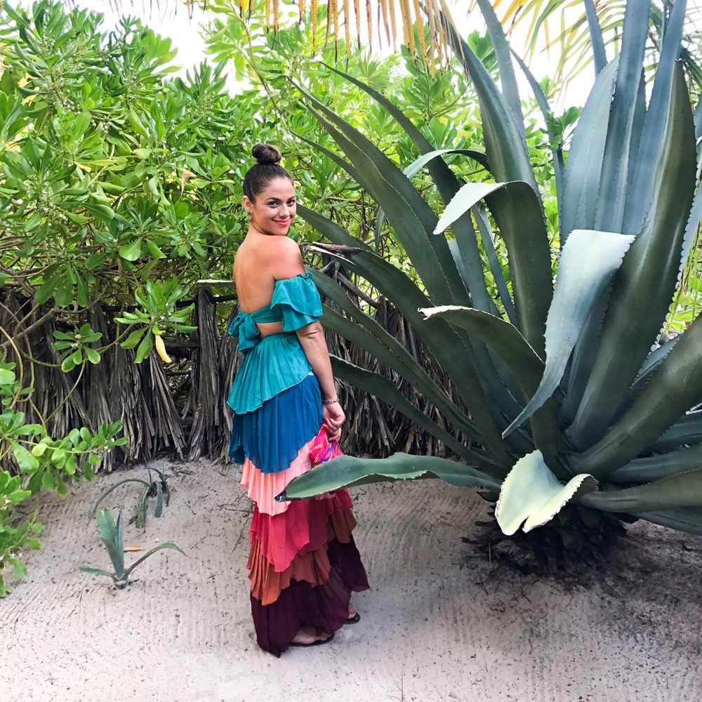 2 piece cha cha dress